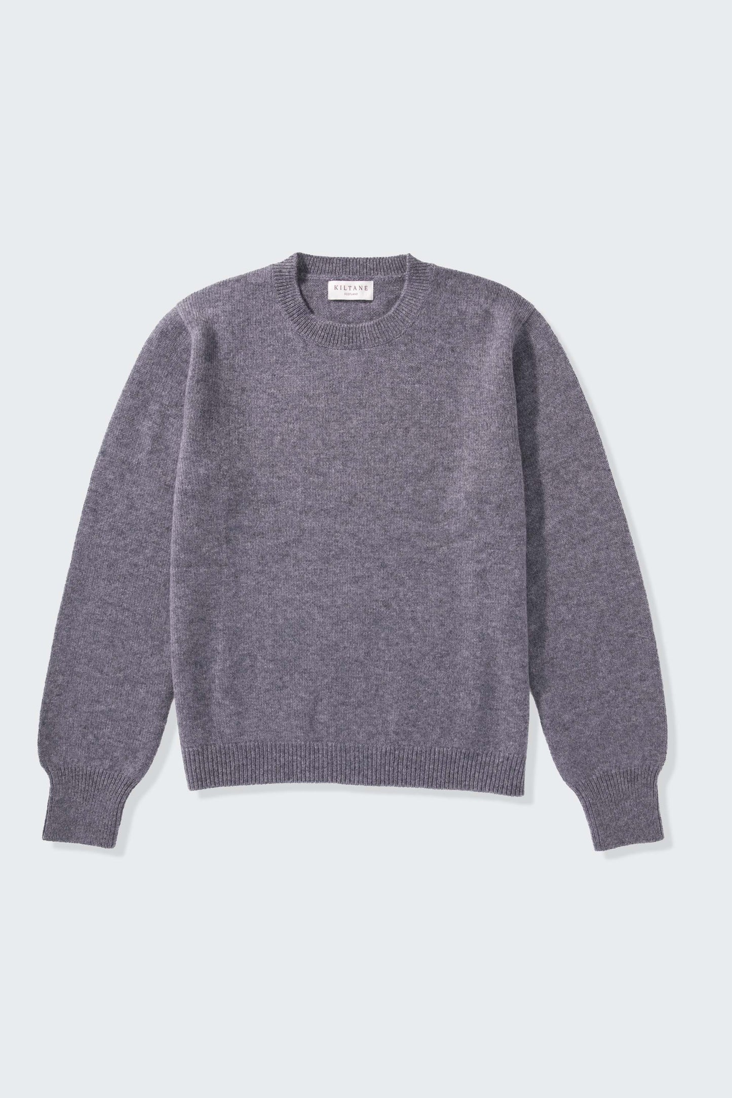 Women’s Heavyweight Cashmere Crew Neck Jumper - Derby Grey