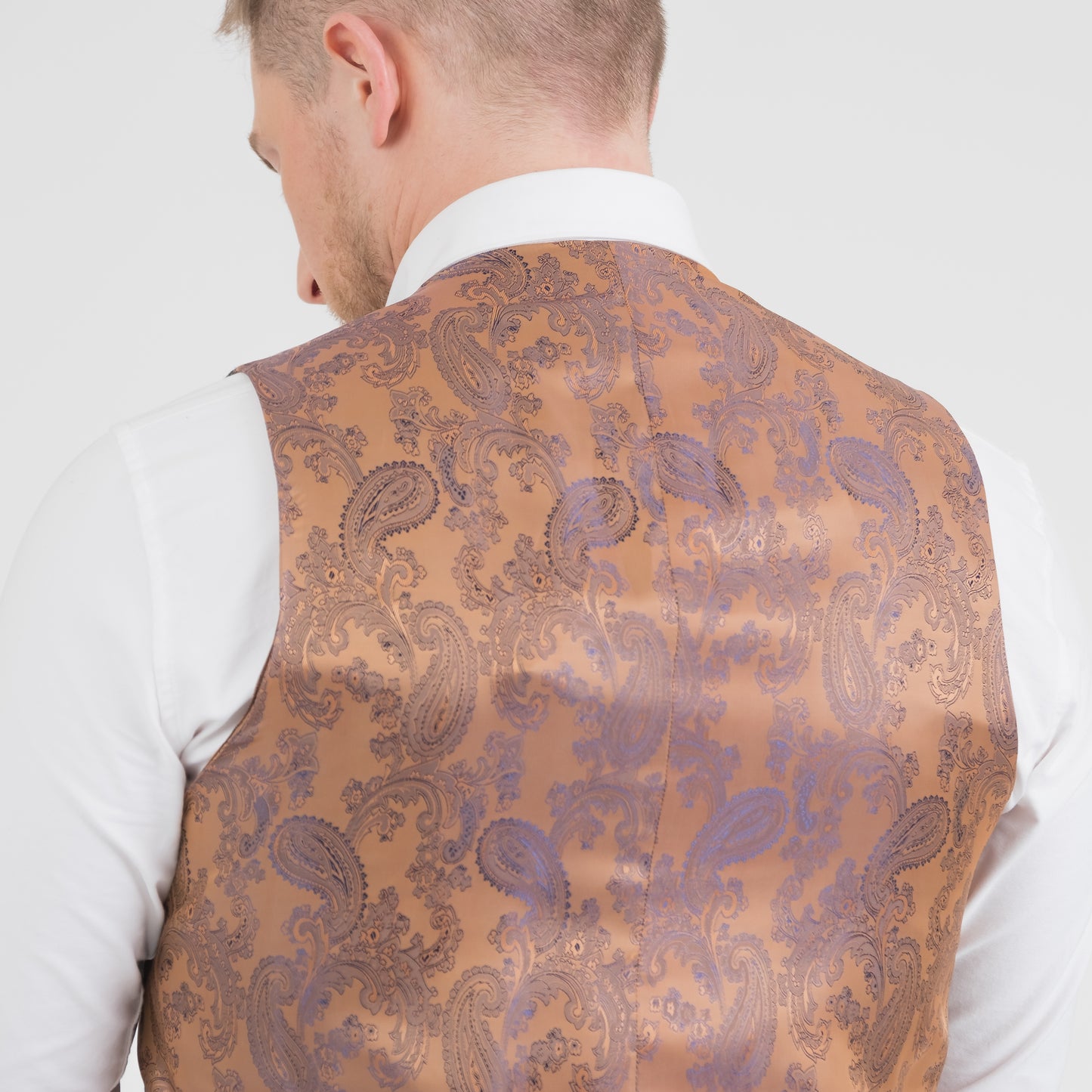 Harris Tweed Iain Waistcoat - Dark Green Check