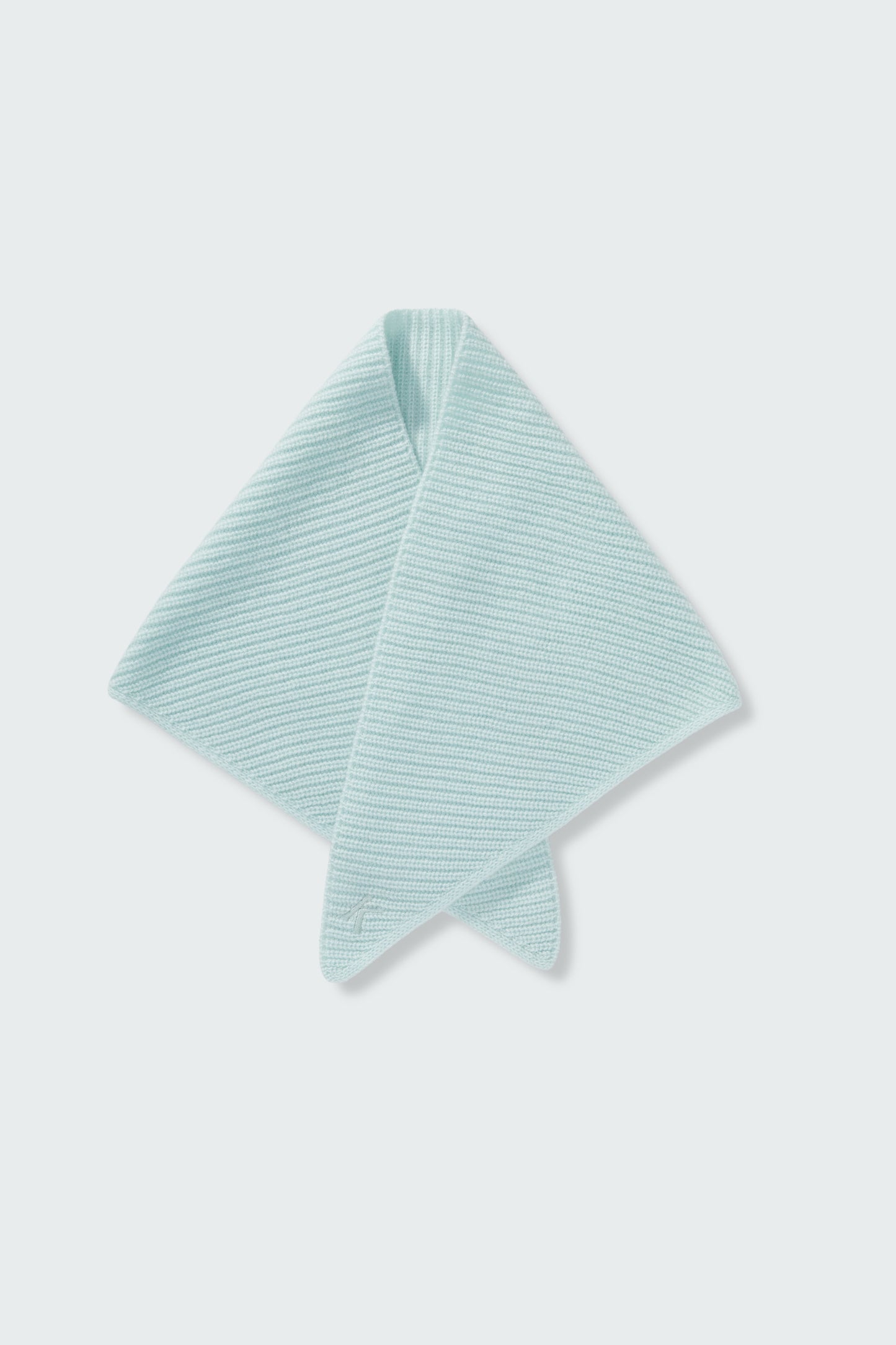 Knitted Cashmere Neck Tie - Jelly Mint