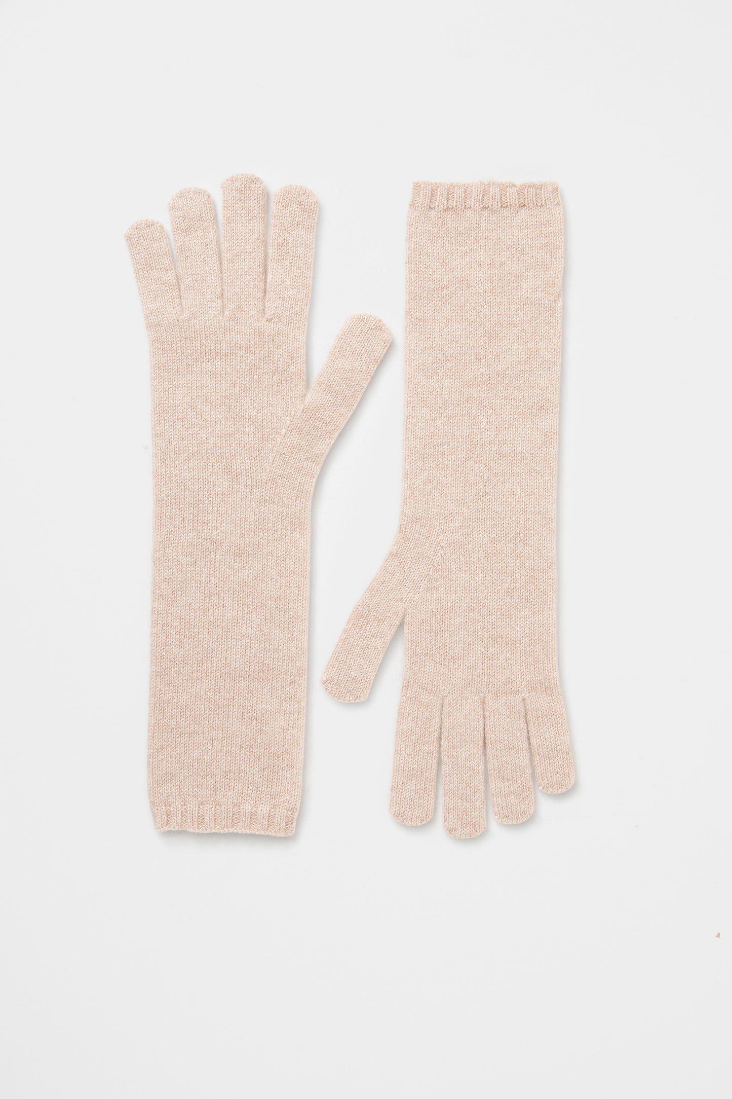 Long Cashmere Gloves - Vicuna
