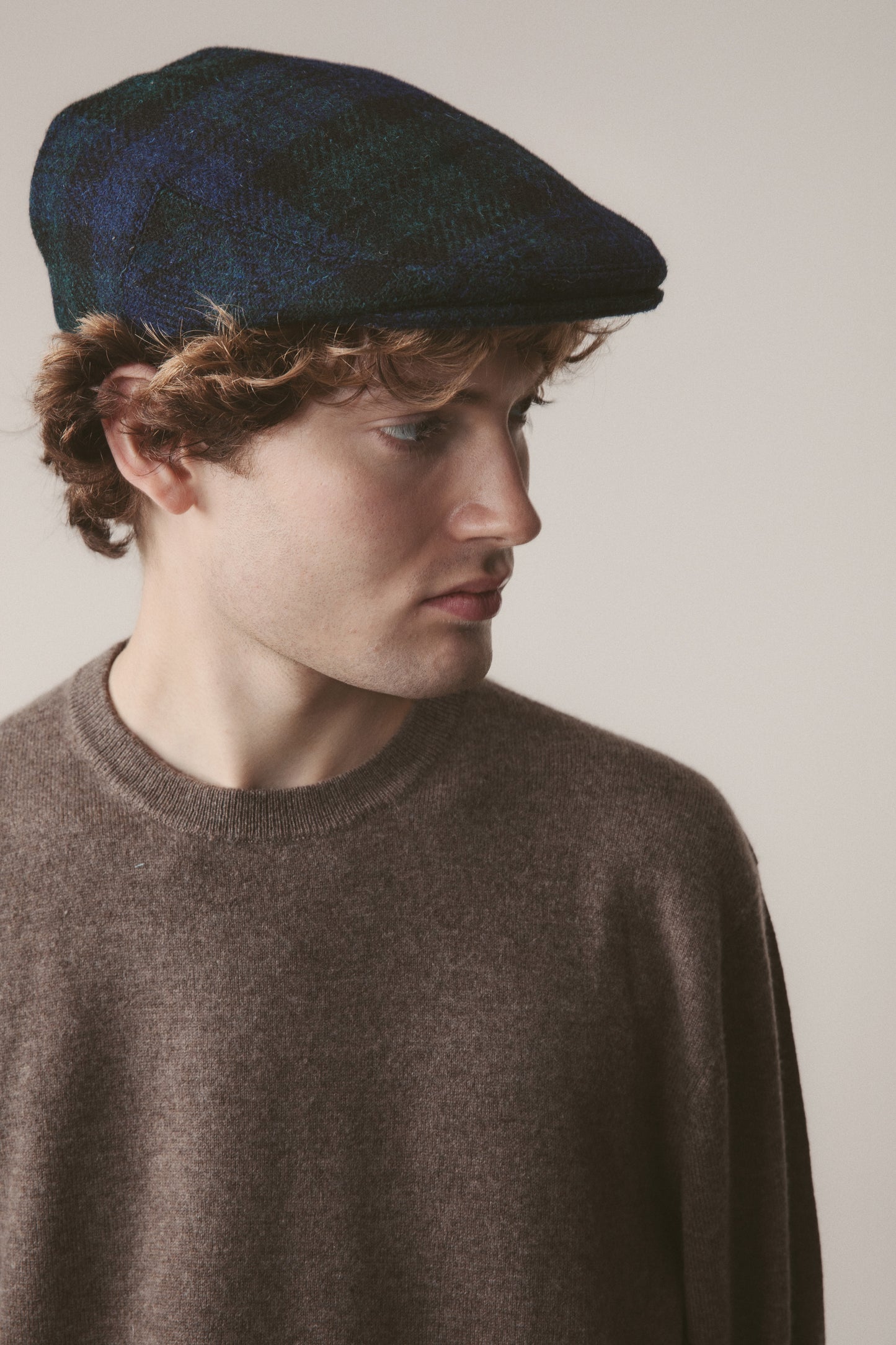 Harris Tweed Stornoway Cap - Blackwatch