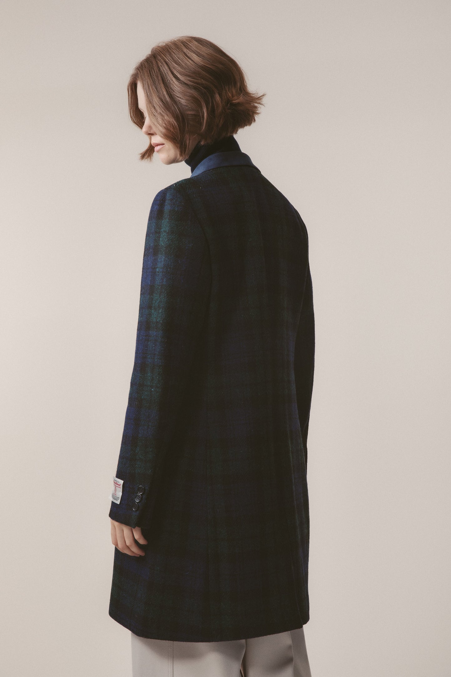 Women's Harris Tweed Tori Coat - Blackwatch