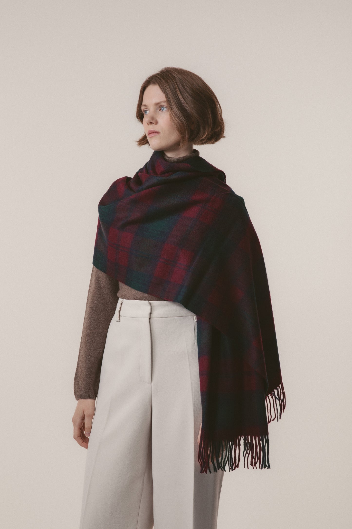 Heritage Tartan Cashmere Stole - Lindsay
