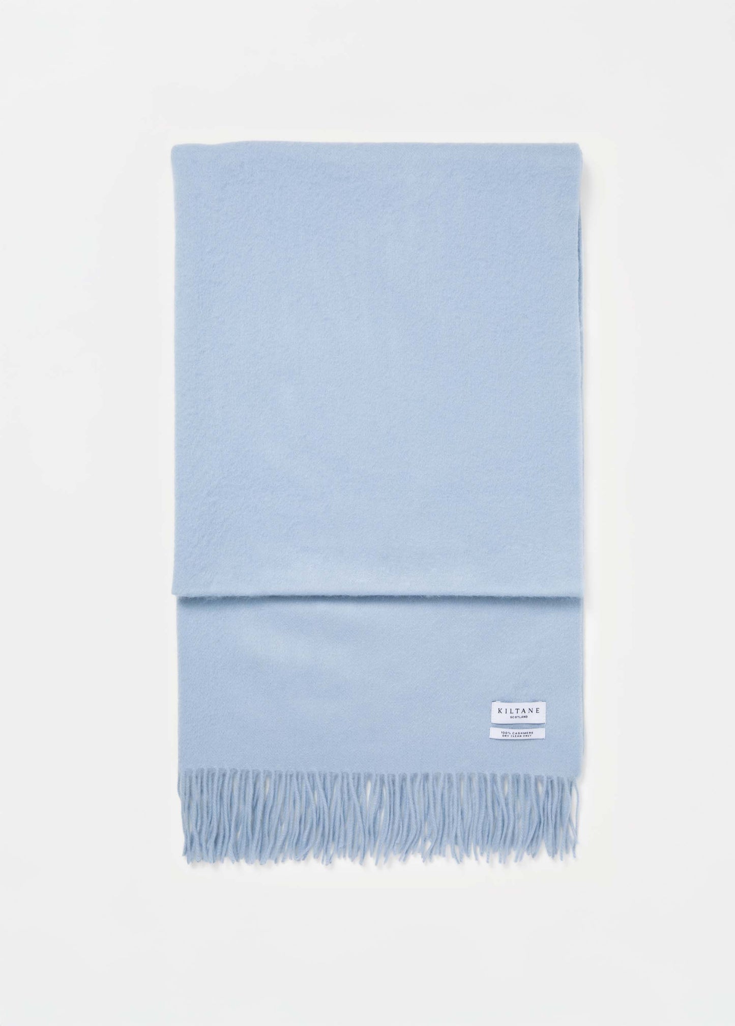Solid Cashmere Stole - Cashmere Blue