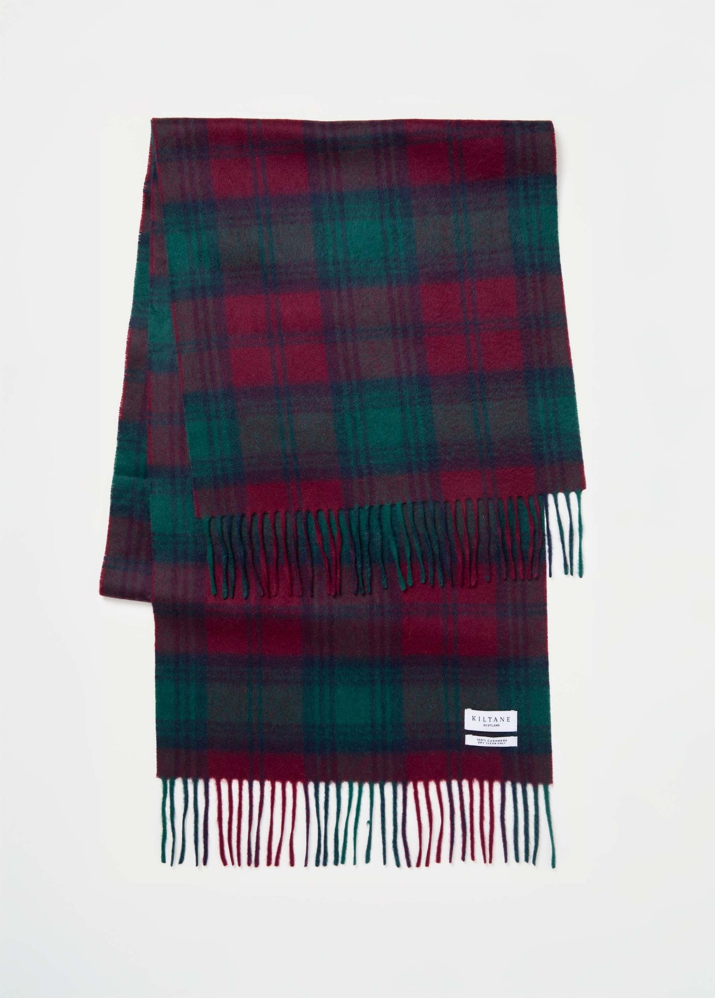 Heritage Tartan Cashmere Wide Scarf - Lindsay