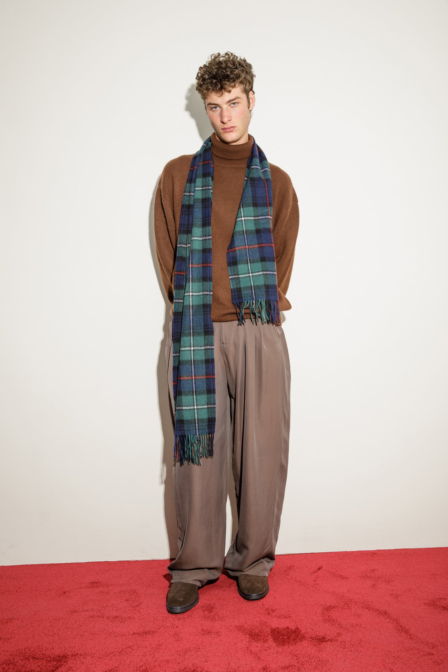 Heritage Tartan Cashmere Wide Scarf - Mackenzie