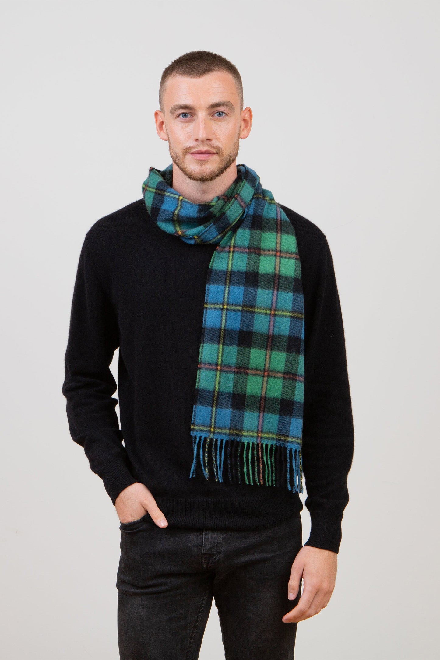Heritage Tartan Cashmere Scarf - Macleod Antique