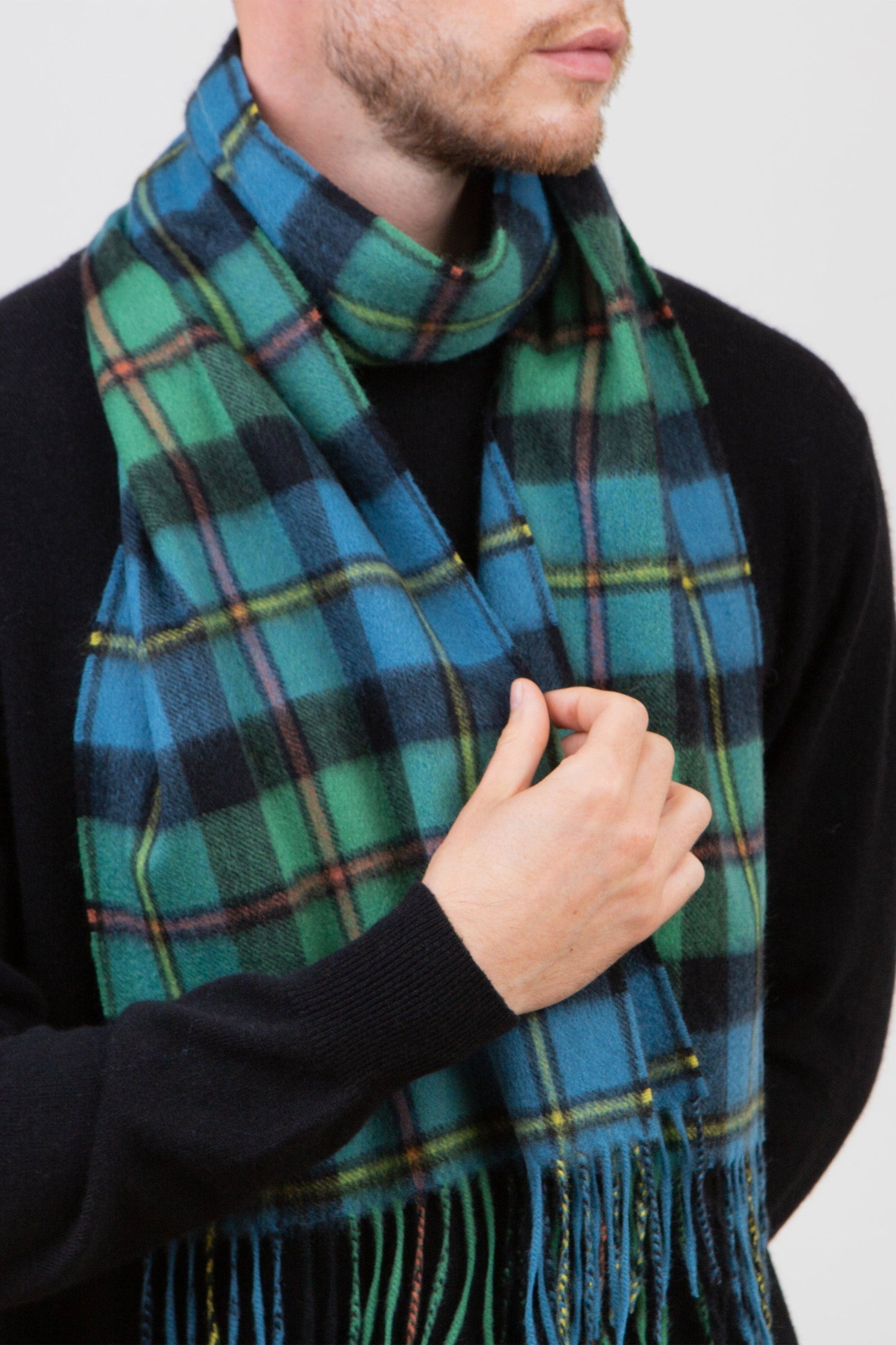 Heritage Tartan Cashmere Scarf - Macleod Antique