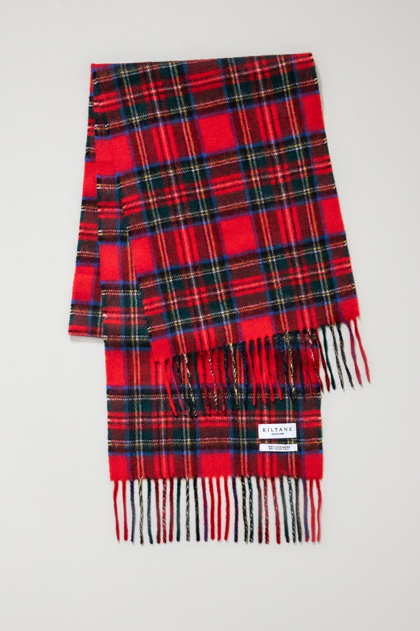 Heritage Tartan Cashmere Scarf - Official Royal Stewart