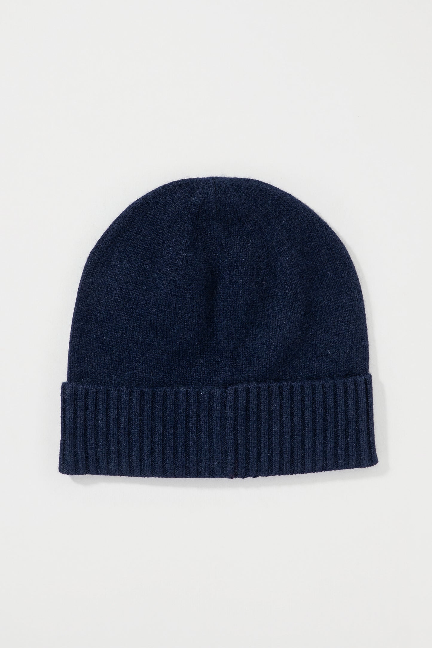 Unisex Plain Beanie Hat - Dark Navy