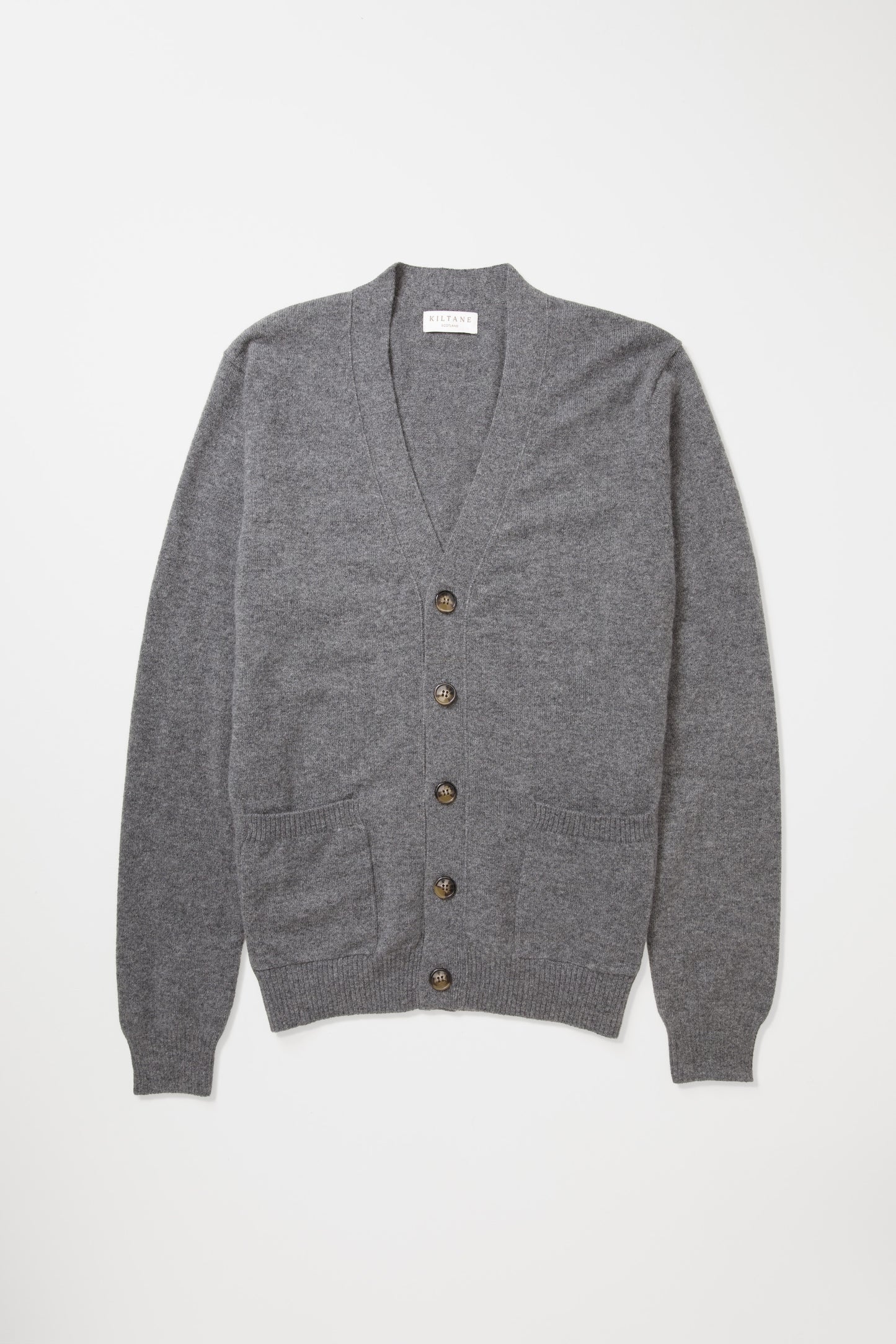 Drummond Cashmere Cardigan - Grey