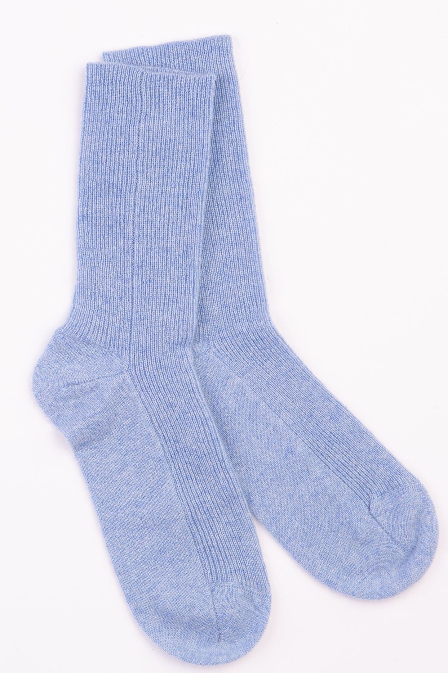 Women's Cashmere Bed Socks - Pale Blue