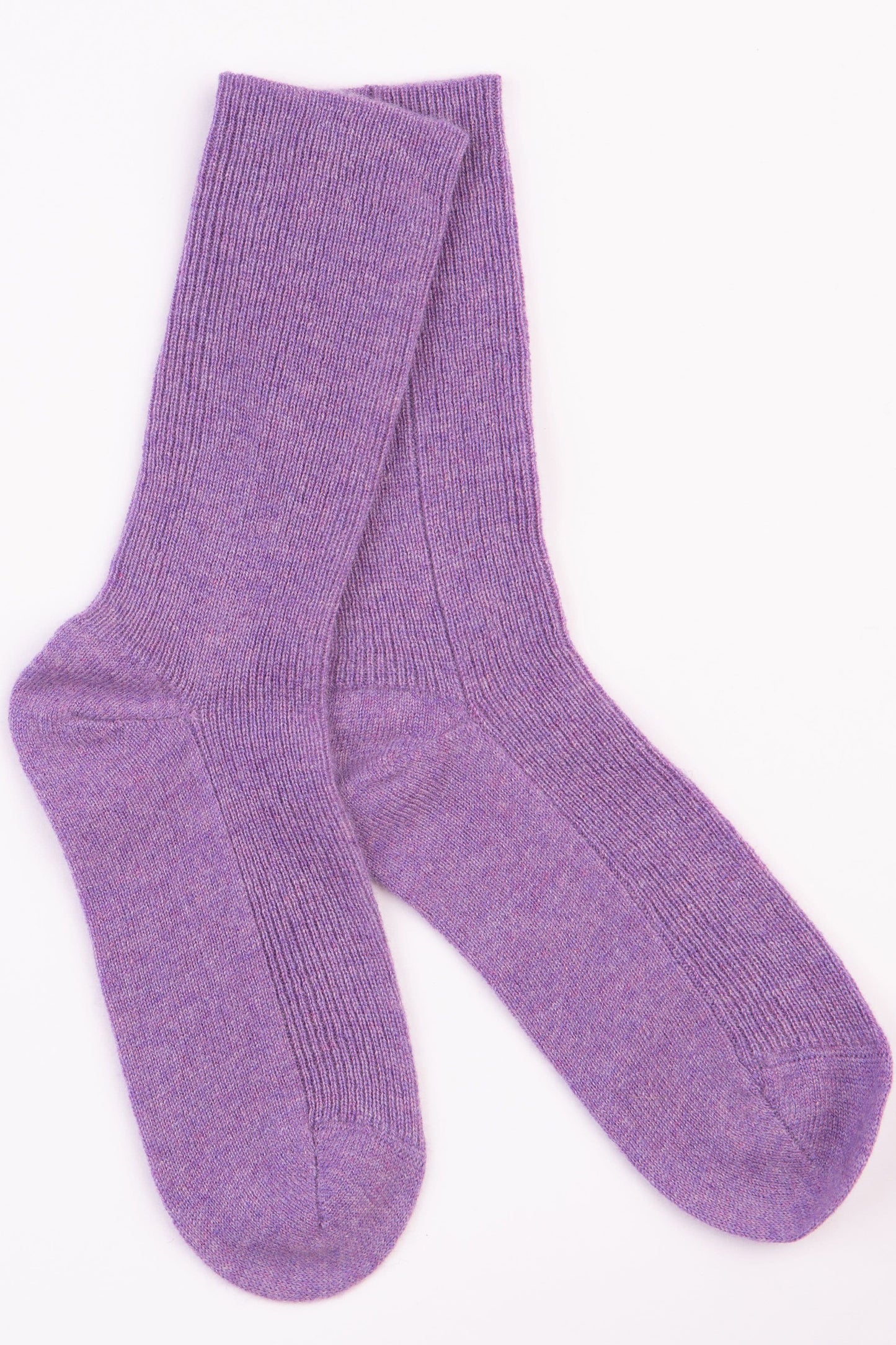 Women's Cashmere Bed Socks - Heather