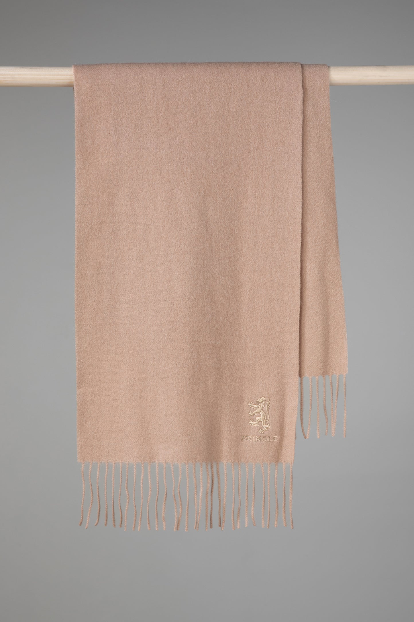 Pringle of Scotland Cashmere Wide Scarf - Camel