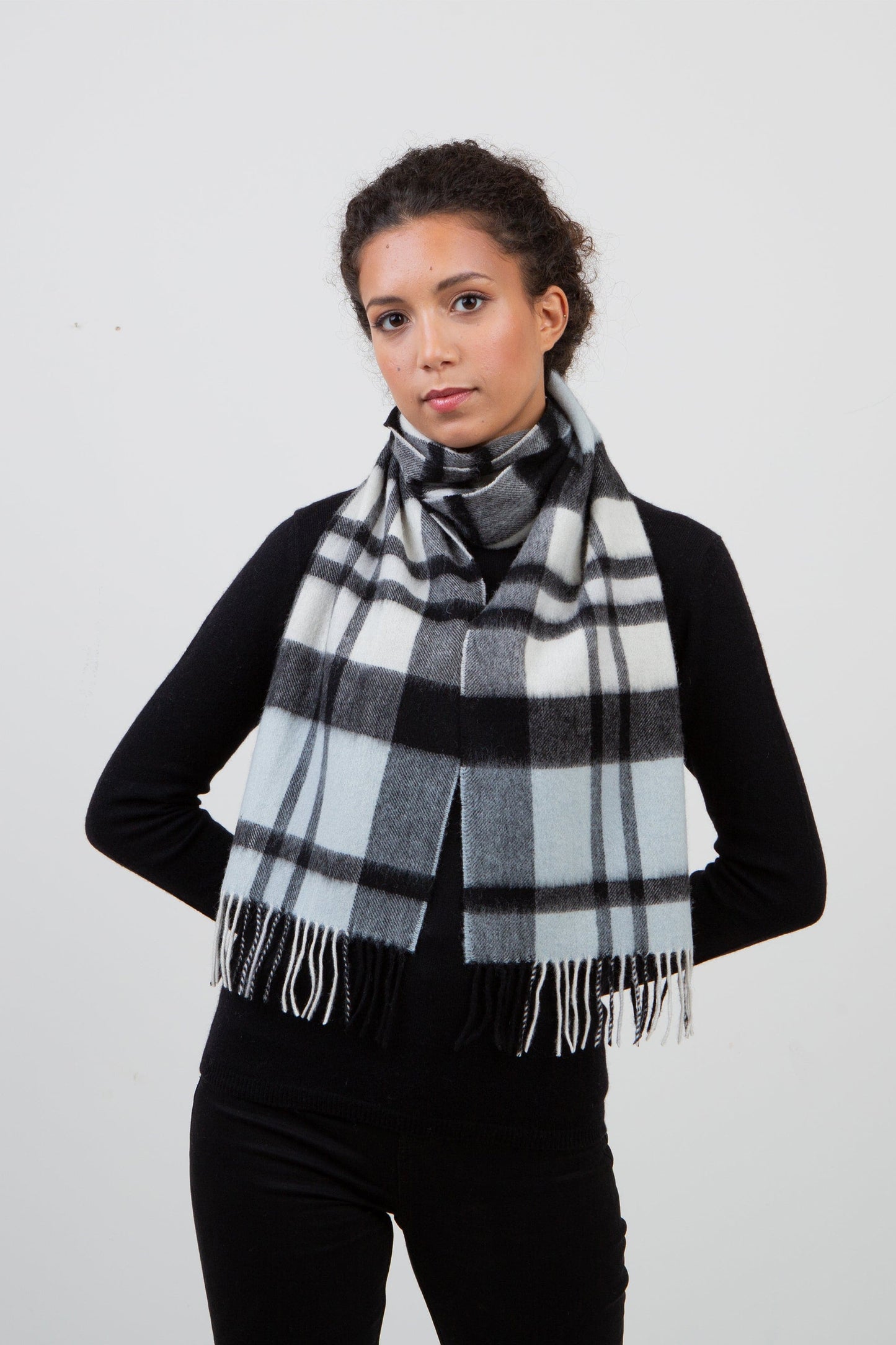 Lambswool Scarf - Super Exploded Thompson Baby Blue