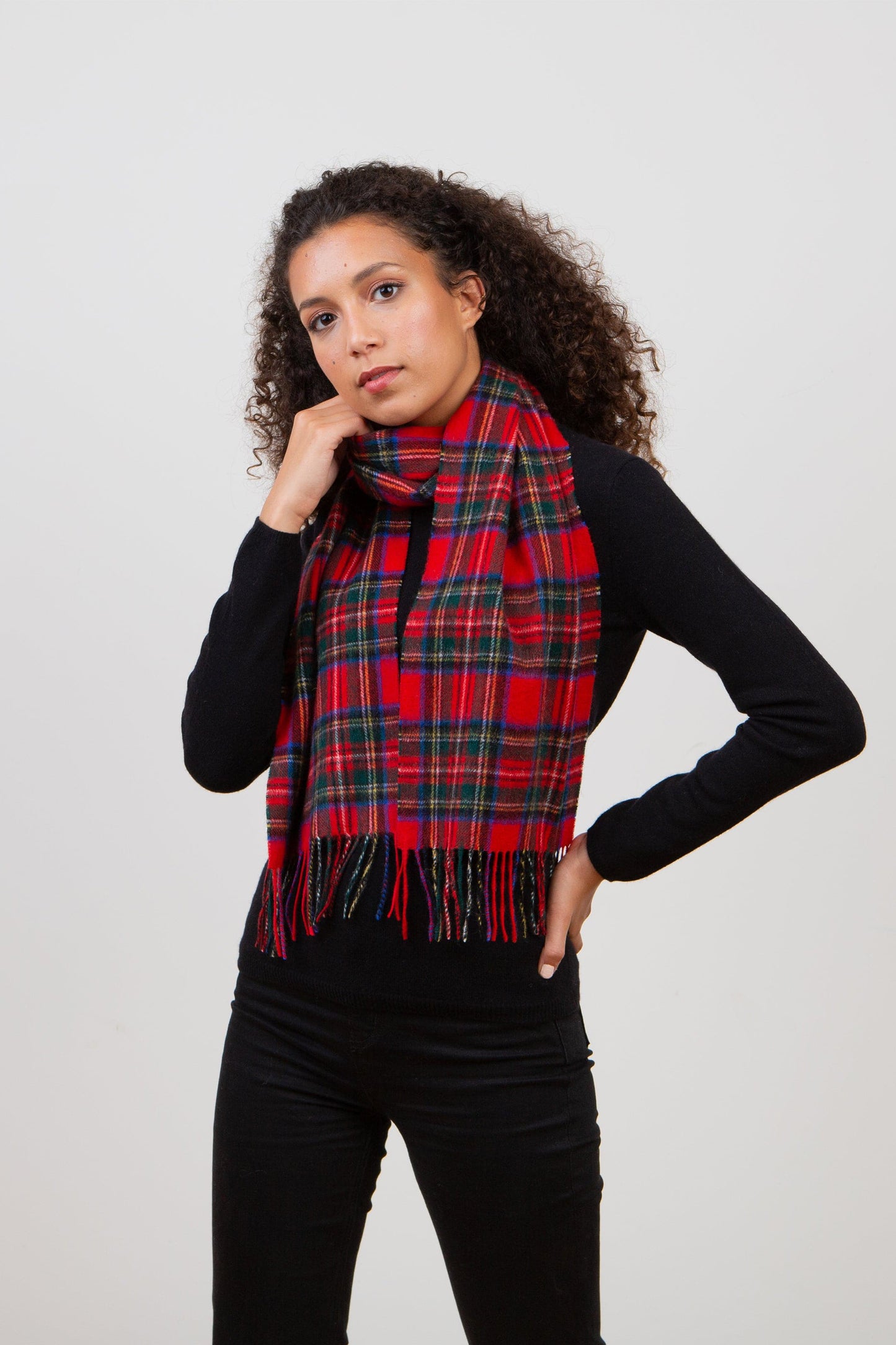 Heritage Tartan Lambswool Scarf - Official Royal Stewart
