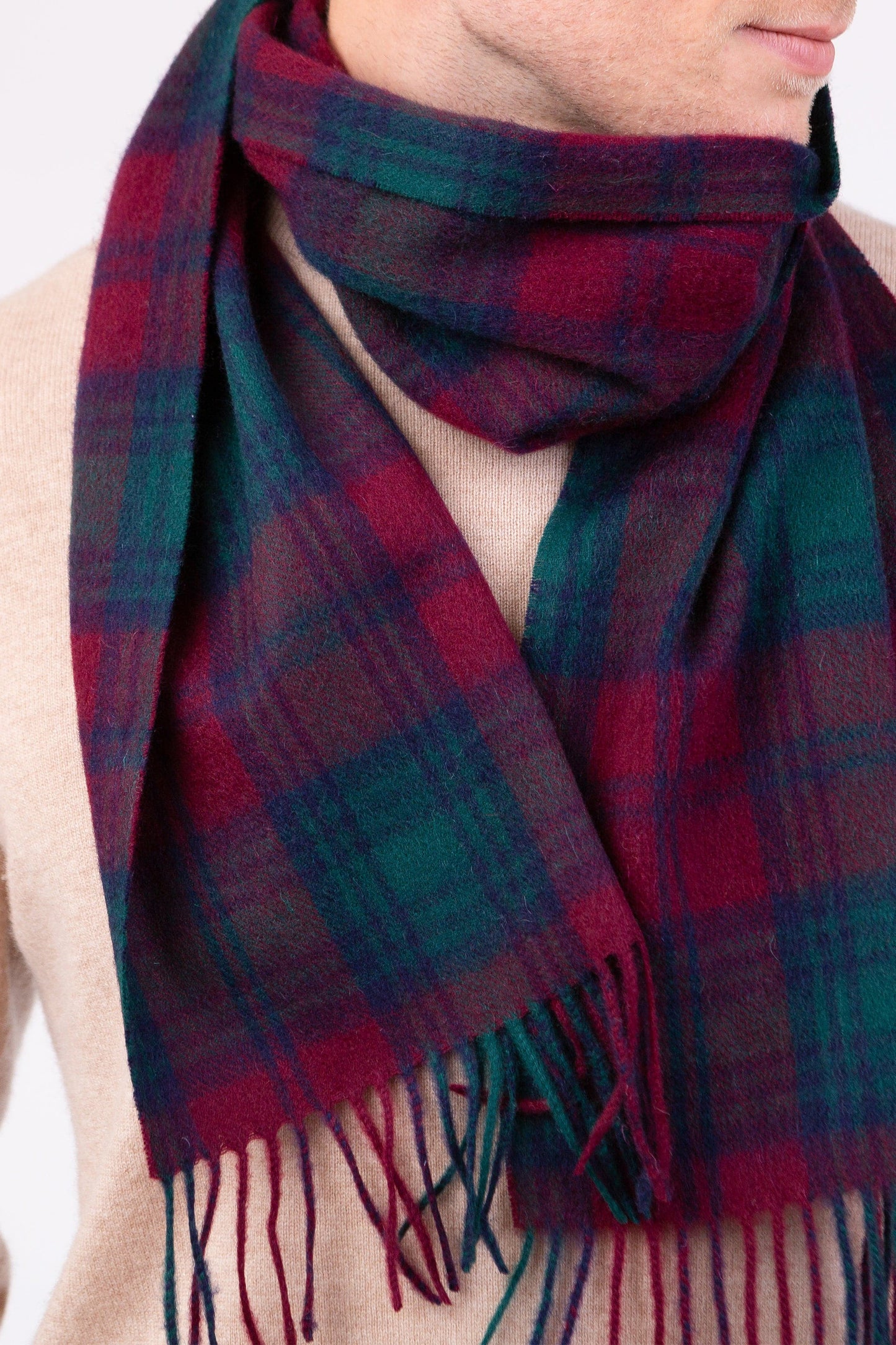 Heritage Tartan Lambswool Scarf - Lindsay