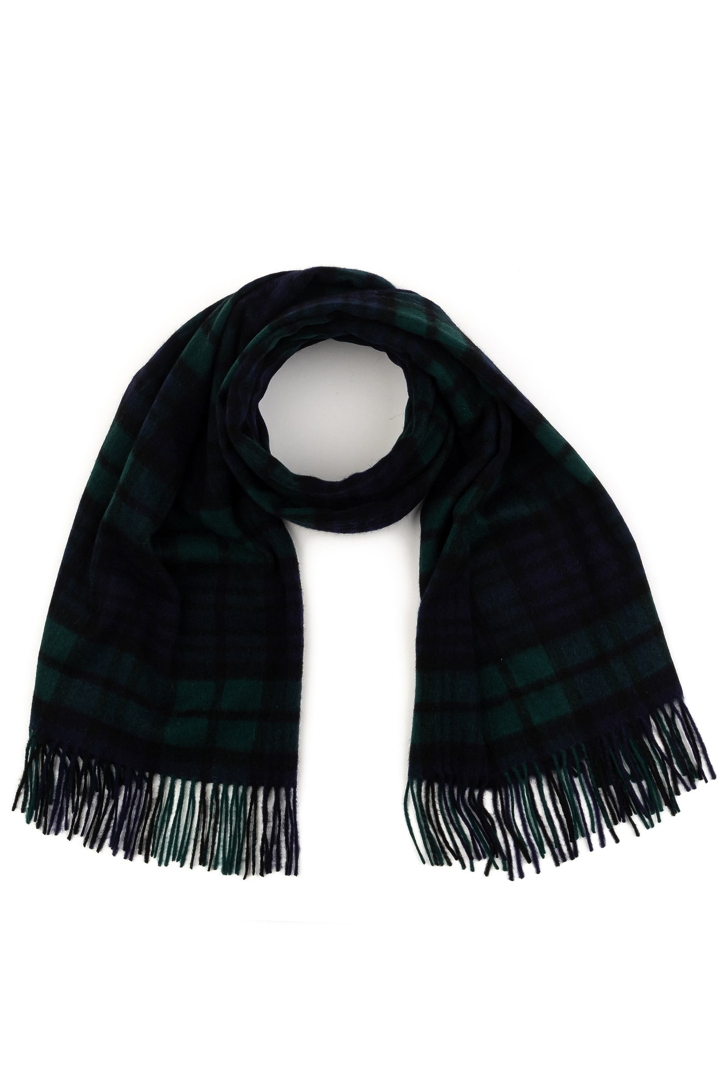 Heritage Tartan Lambswool Stole - Blackwatch