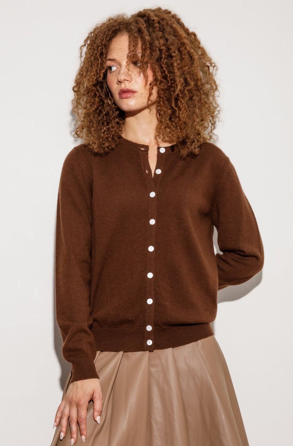 Morningside Cashmere Cardigan - Coco