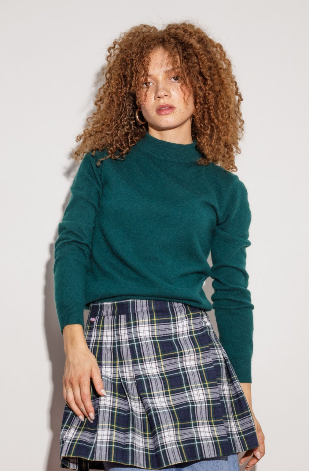 Trinity Cashmere Jumper - Forest Green