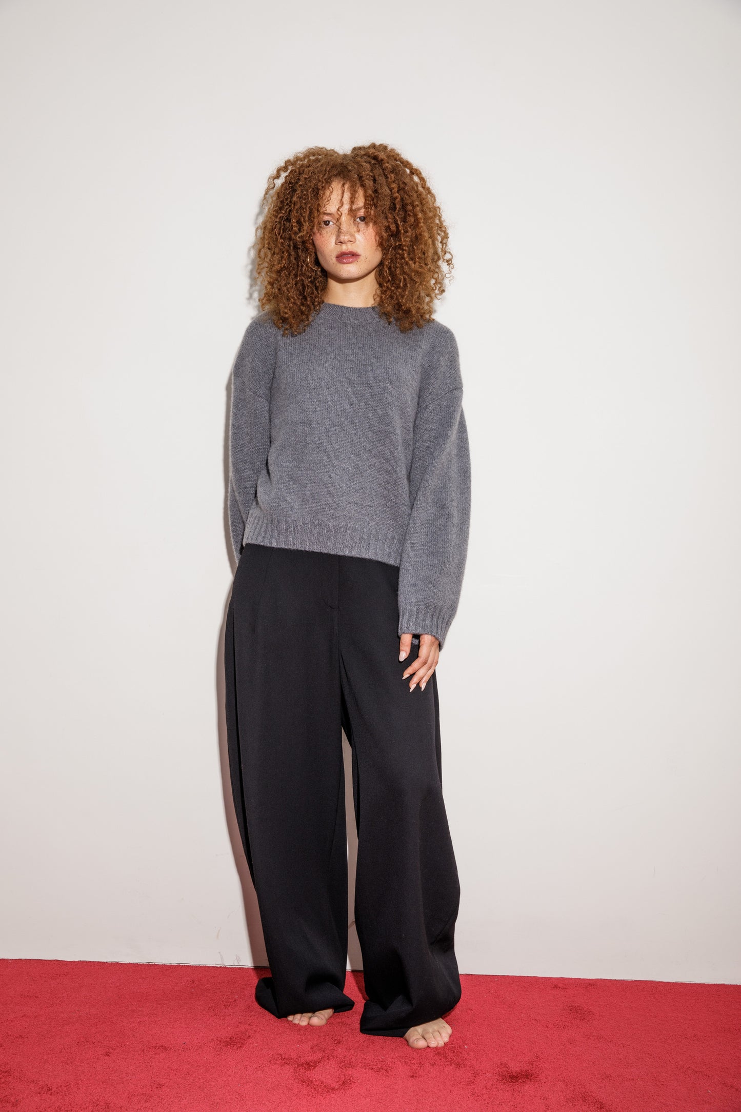 Raeburn Cashmere Jumper - Grey