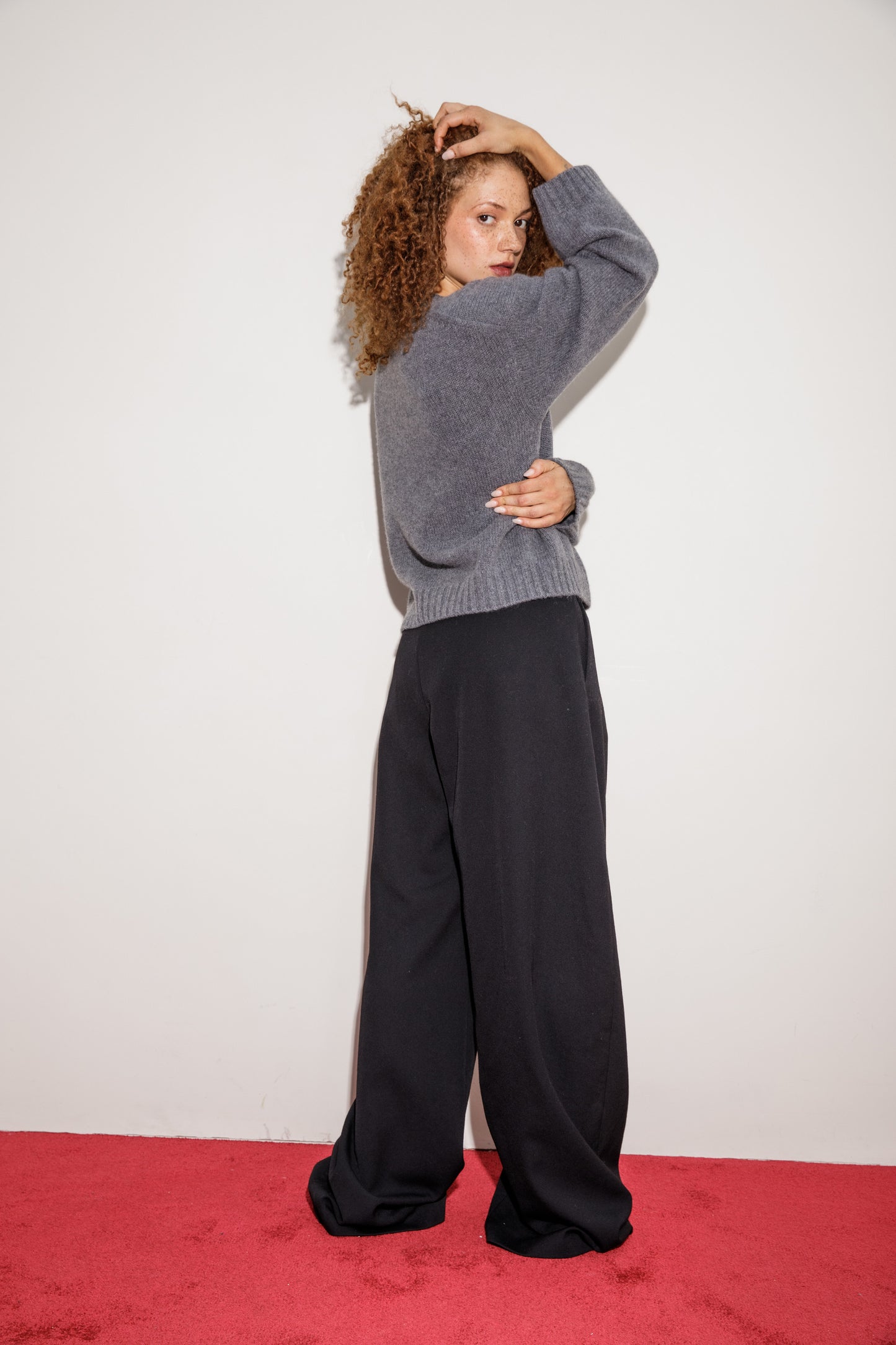 Raeburn Cashmere Jumper - Grey