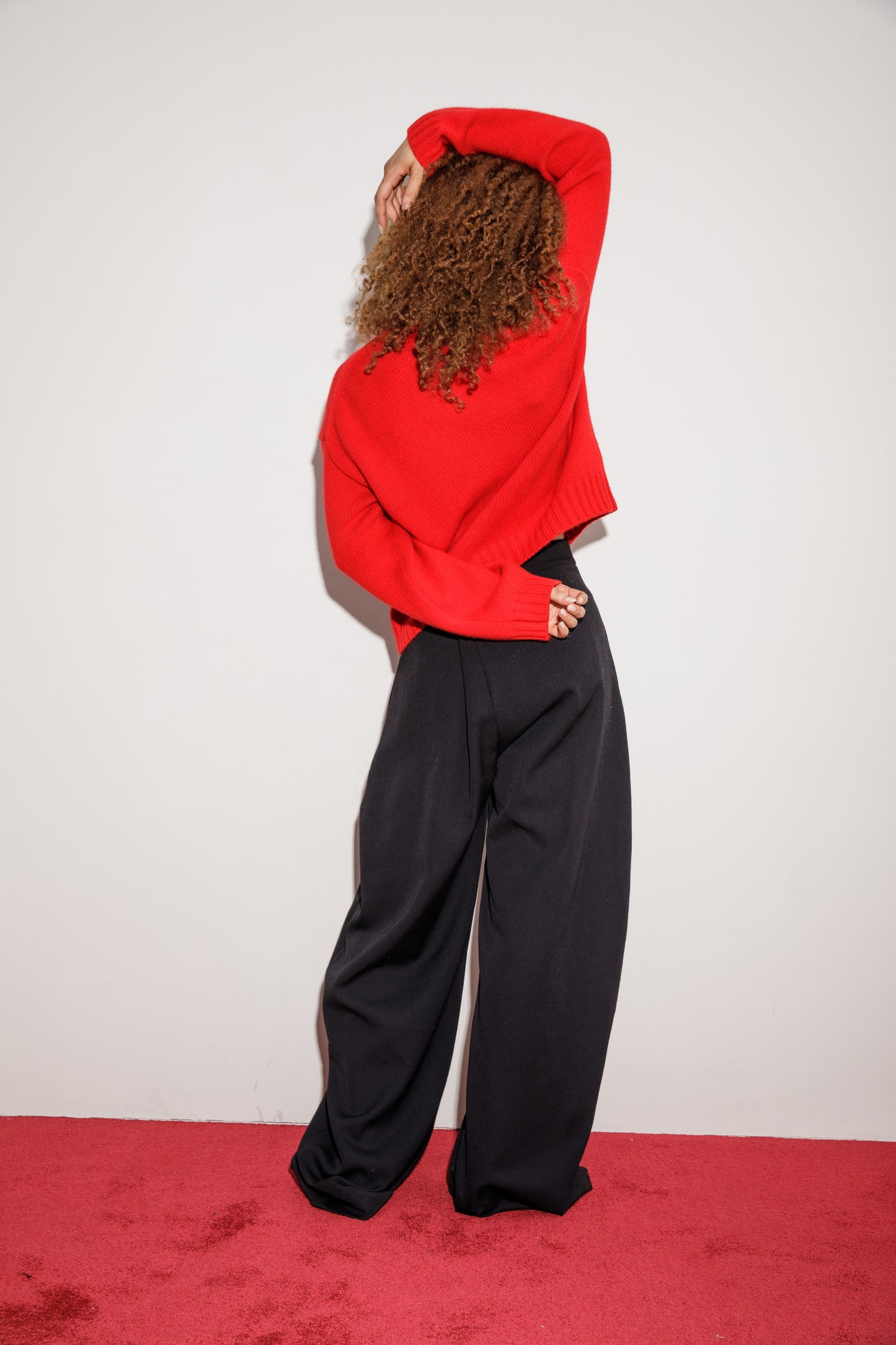 Raeburn Cashmere Jumper - Red