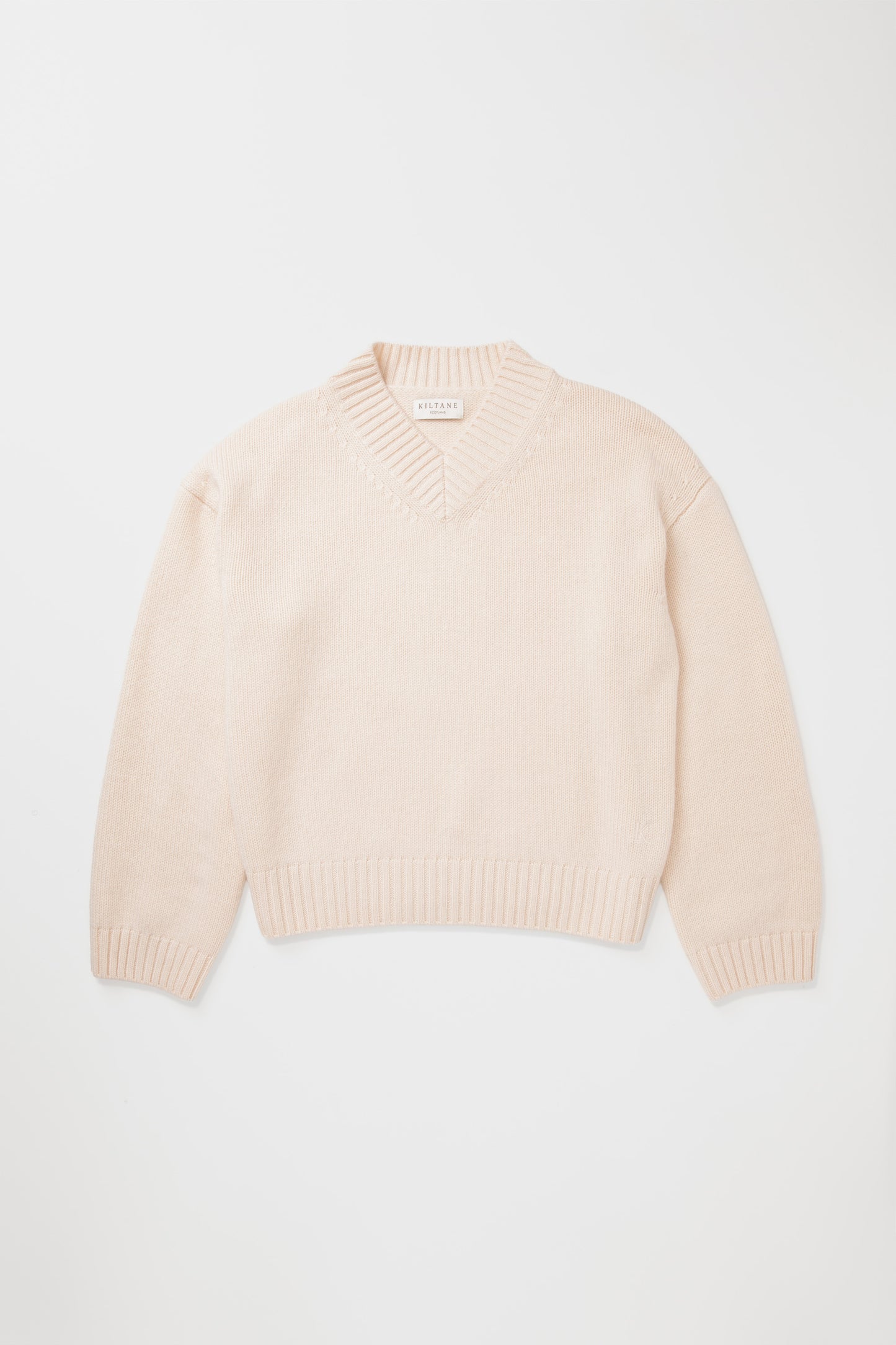 The Old Town Cashmere Jumper - Cream