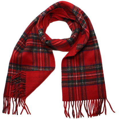 Double Faced Lambswool Scarf - Royal Stewart