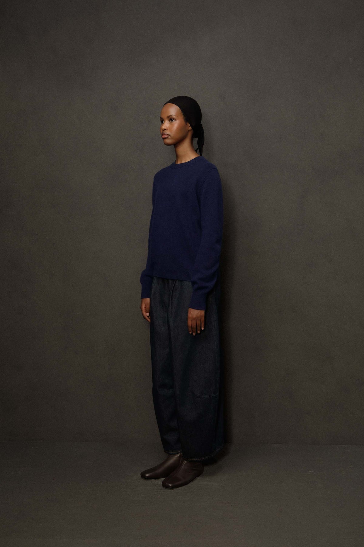 Women’s Heavyweight Cashmere Crew Neck Jumper - Cosmos