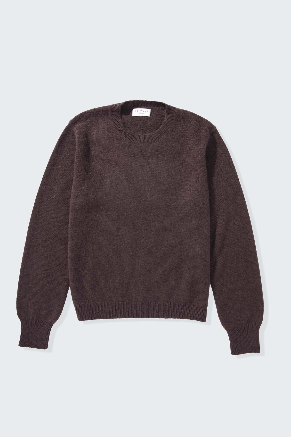 Women’s Heavyweight Cashmere Crew Neck Jumper - Peat Brown
