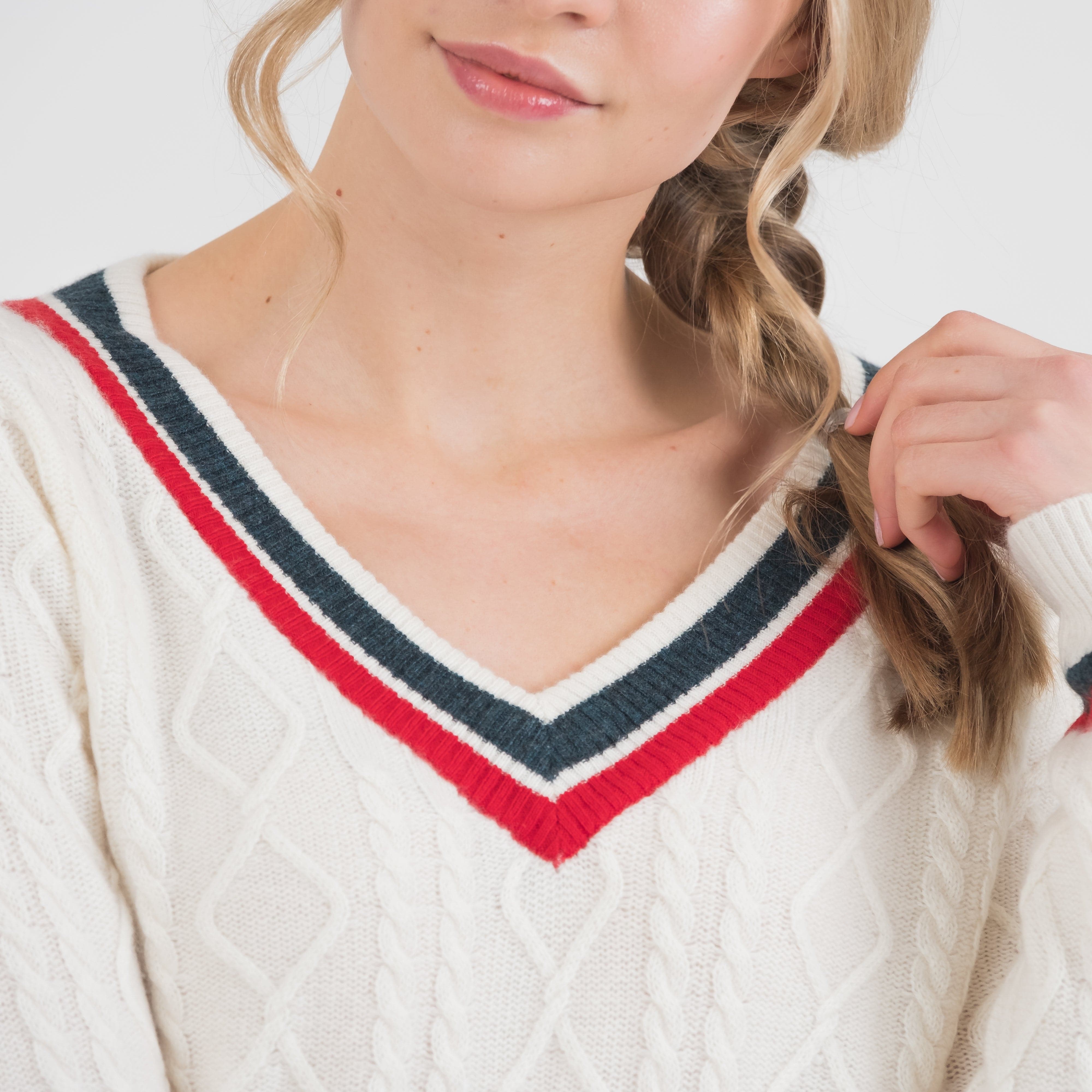 Cricket style jumper for womens top