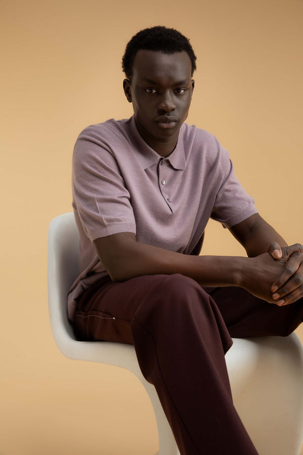 Bruntsfield Cashmere Polo - Raisin