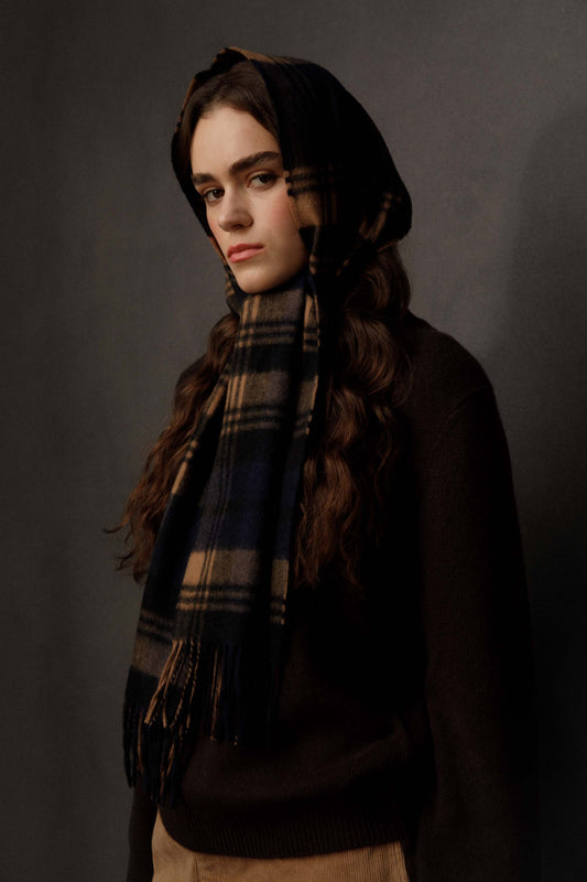 Made In Scotland Heritage Cashmere Scarf - Port Blackwatch