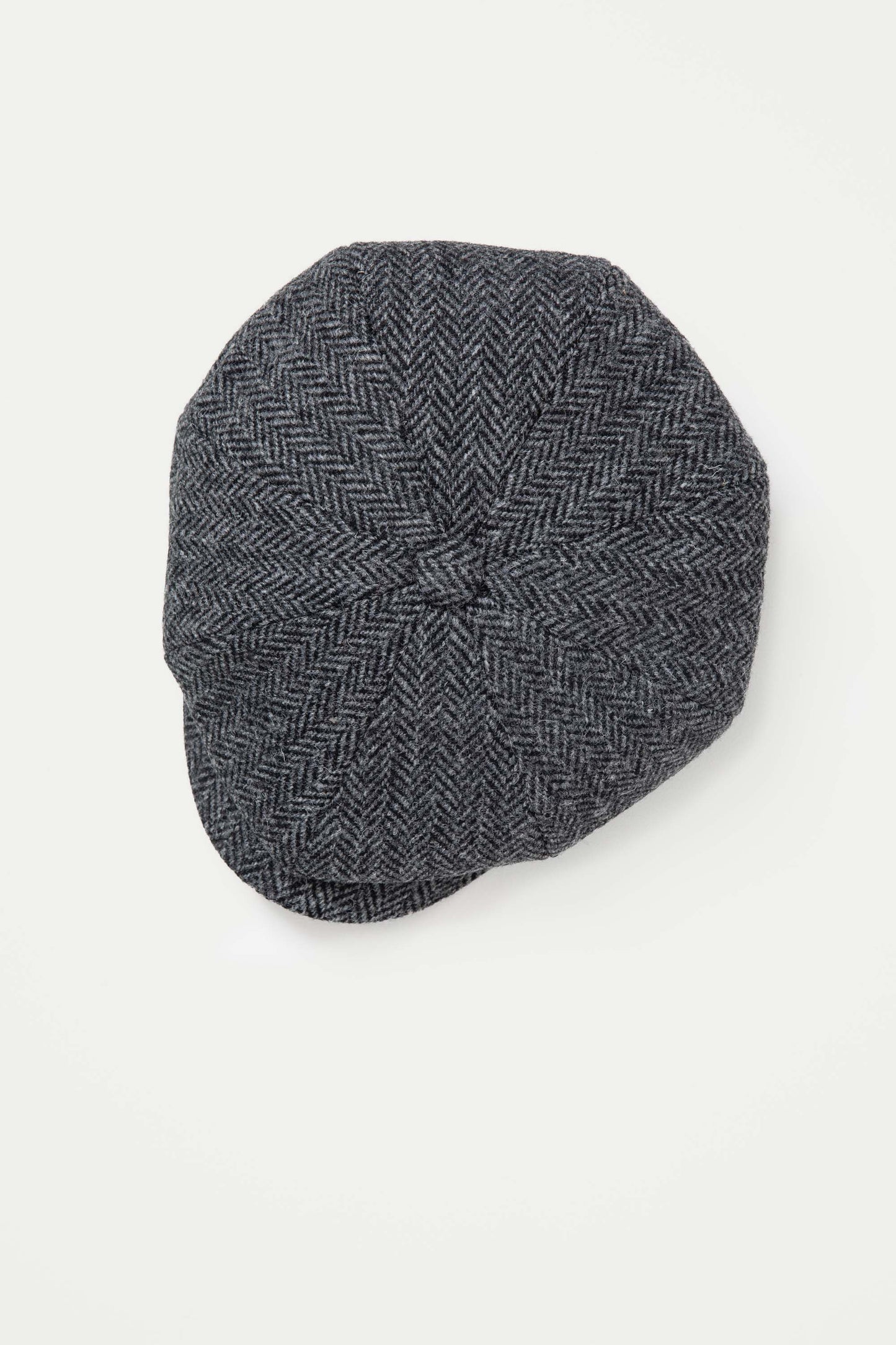 Harris Tweed Carloway Hat - Charcoal Herringbone