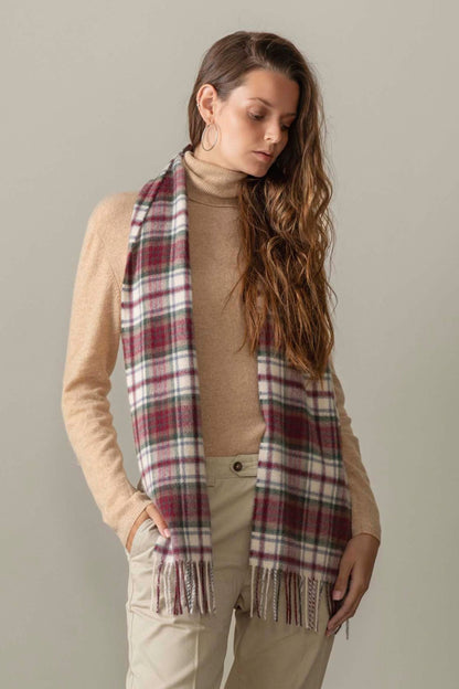 Women's Cashmere Polo Neck Jumper - Vicuna