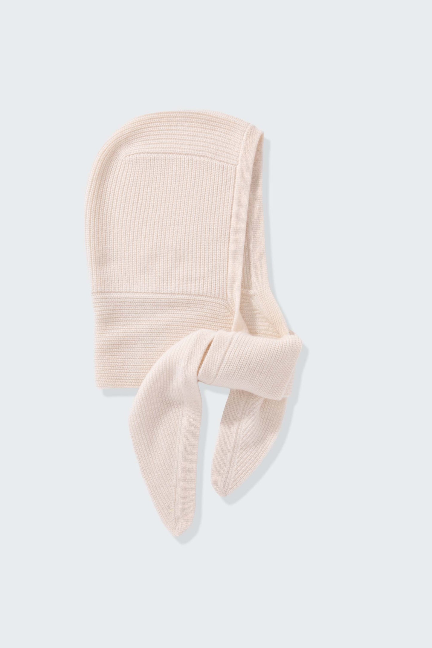 Hooded Cashmere Scarf - Cream