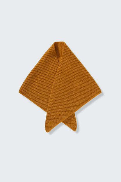Knitted Cashmere Neck Tie - Amber Haze