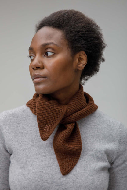 Knitted Cashmere Neck Tie - Coco