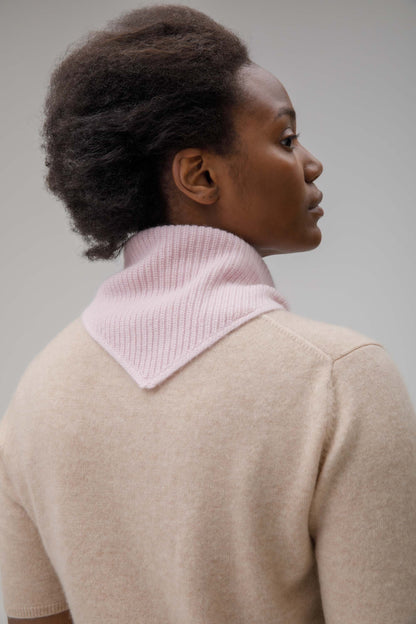 Knitted Cashmere Neck Tie - Pale Lilac