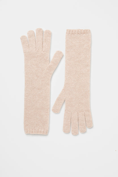 Long Cashmere Gloves - Vicuna