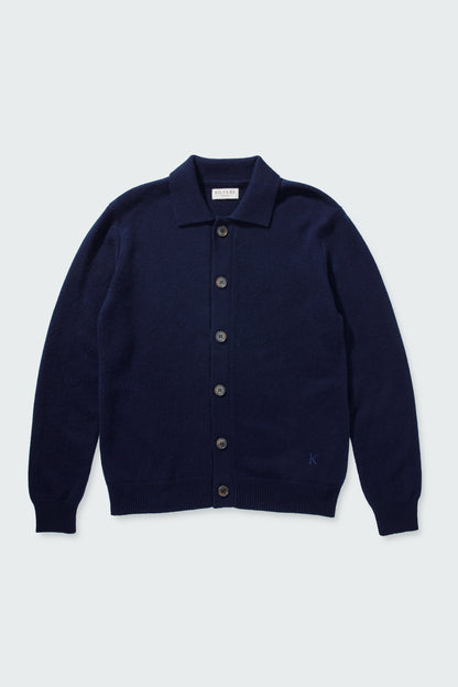 Unisex Baseball Cashmere Jacket - Classic Navy