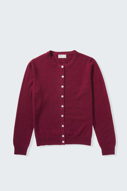 Women’s Morningside Cashmere Cardigan - Burgundy