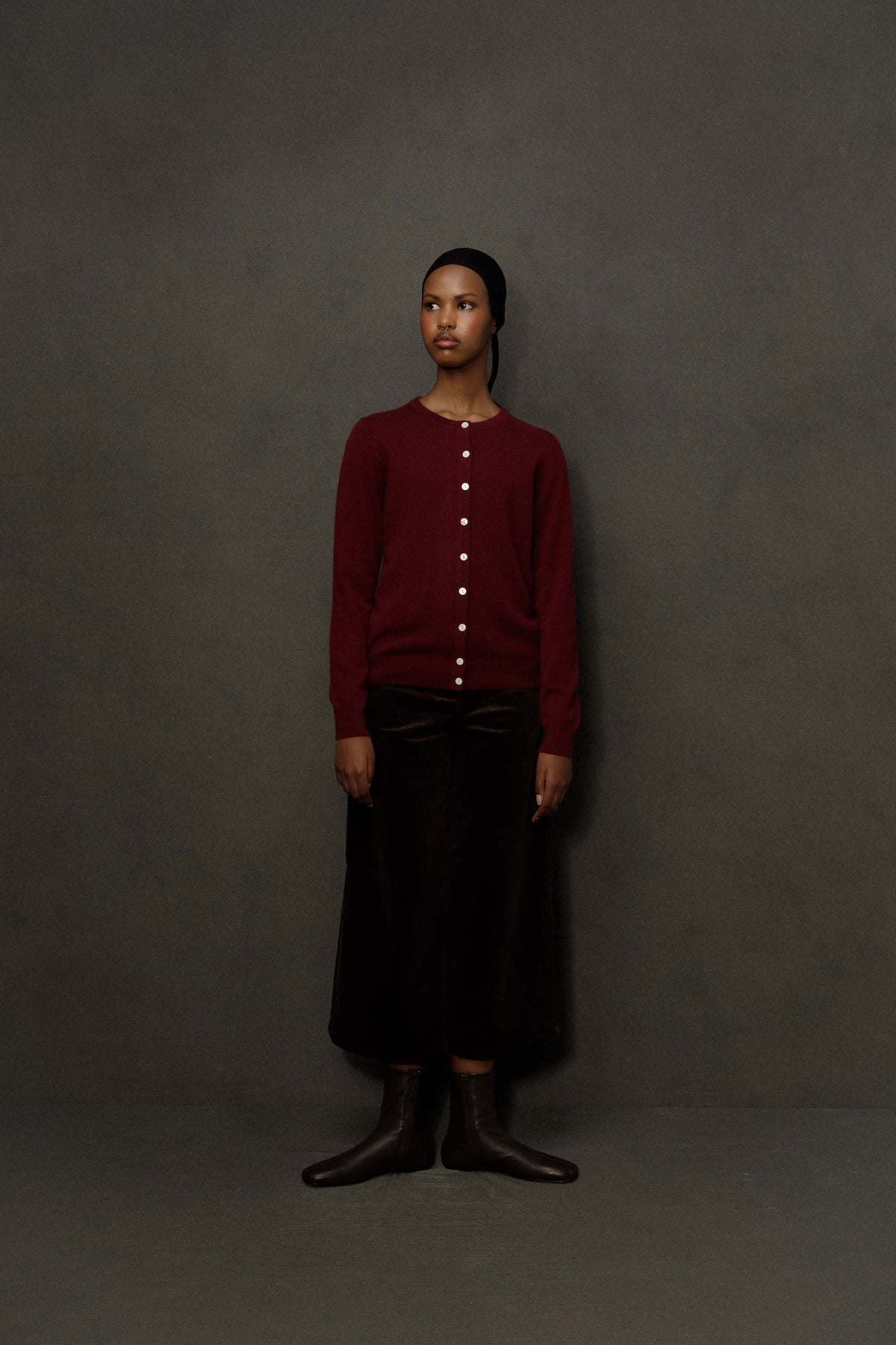 Women’s Morningside Cashmere Cardigan - Burgundy