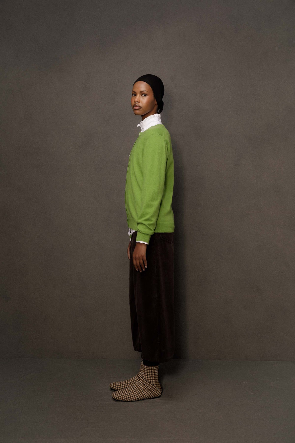 Women’s Morningside Cashmere Cardigan - Nettle Green