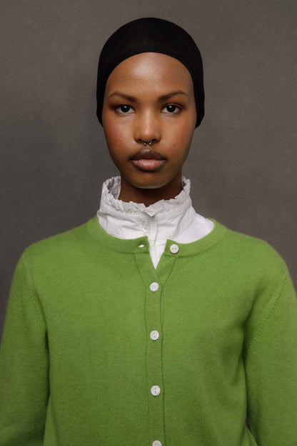 Women’s Morningside Cashmere Cardigan - Nettle Green