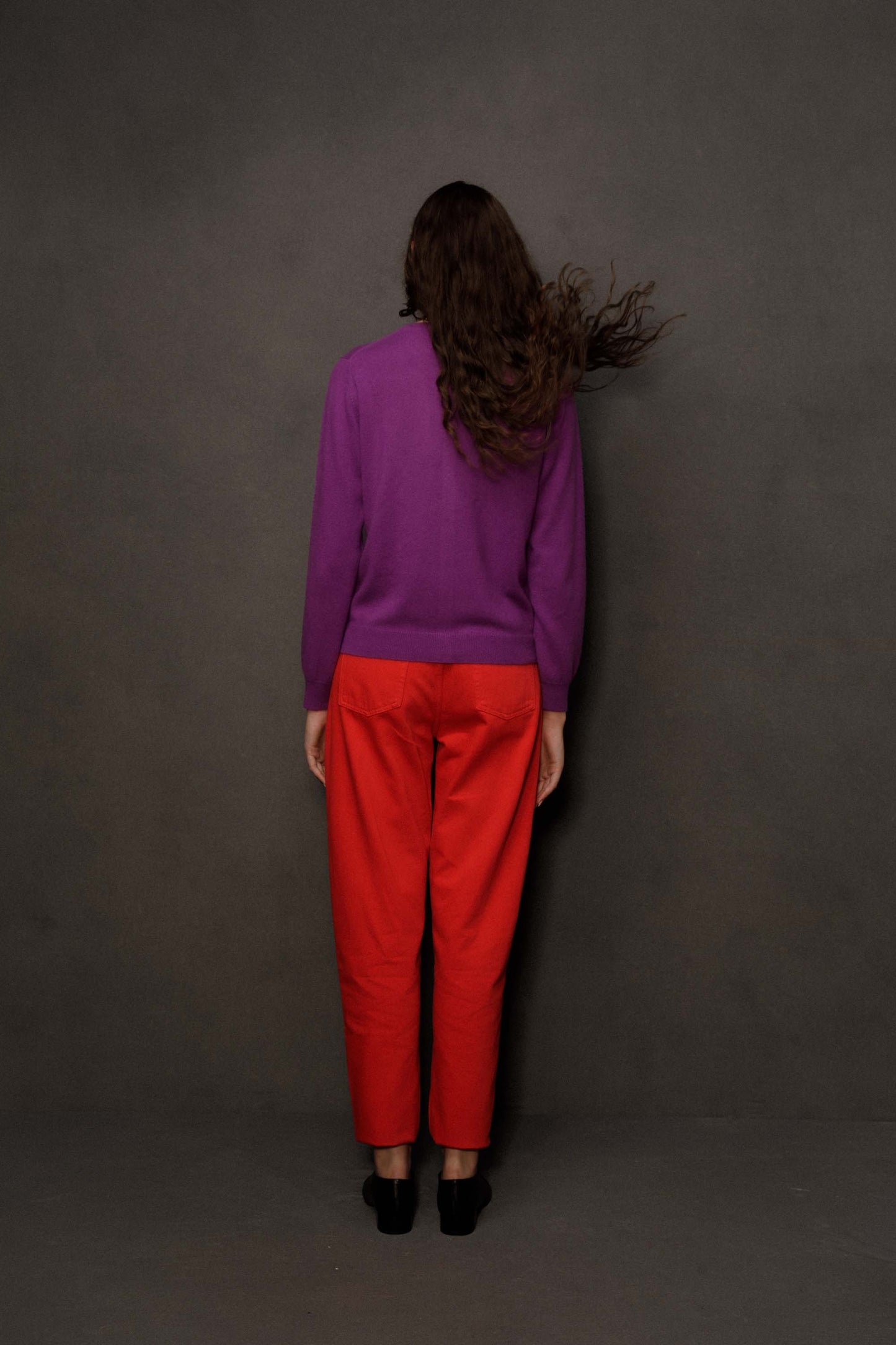 Women’s Morningside Cashmere Cardigan - Thistle Purple