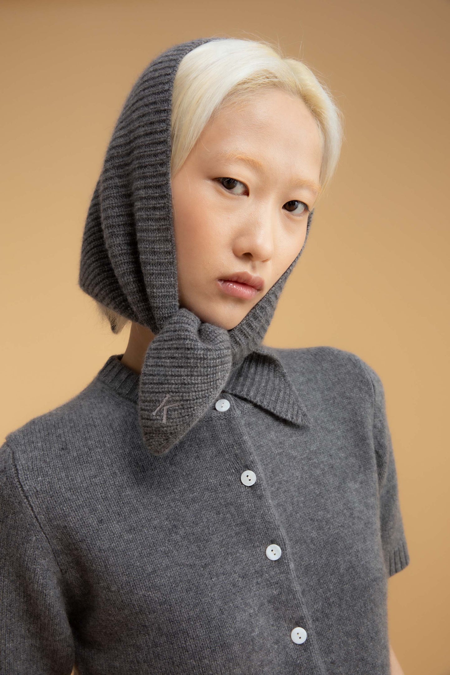 New Town Cashmere Cardigan - Derby Grey