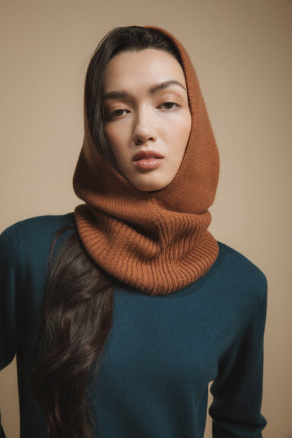 Cashmere Hood - Caramel