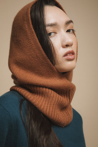Cashmere Hood - Caramel